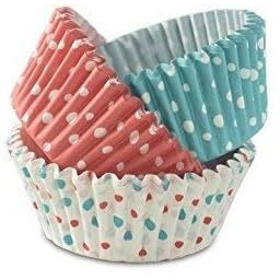 Inditradition Paper Cupcake Liners, Paper Baking Cups for Muffins, Cakes, Laddu Sweets Packing - Pack of 500 Cups, Multicolour (Small, 35x21 mm)