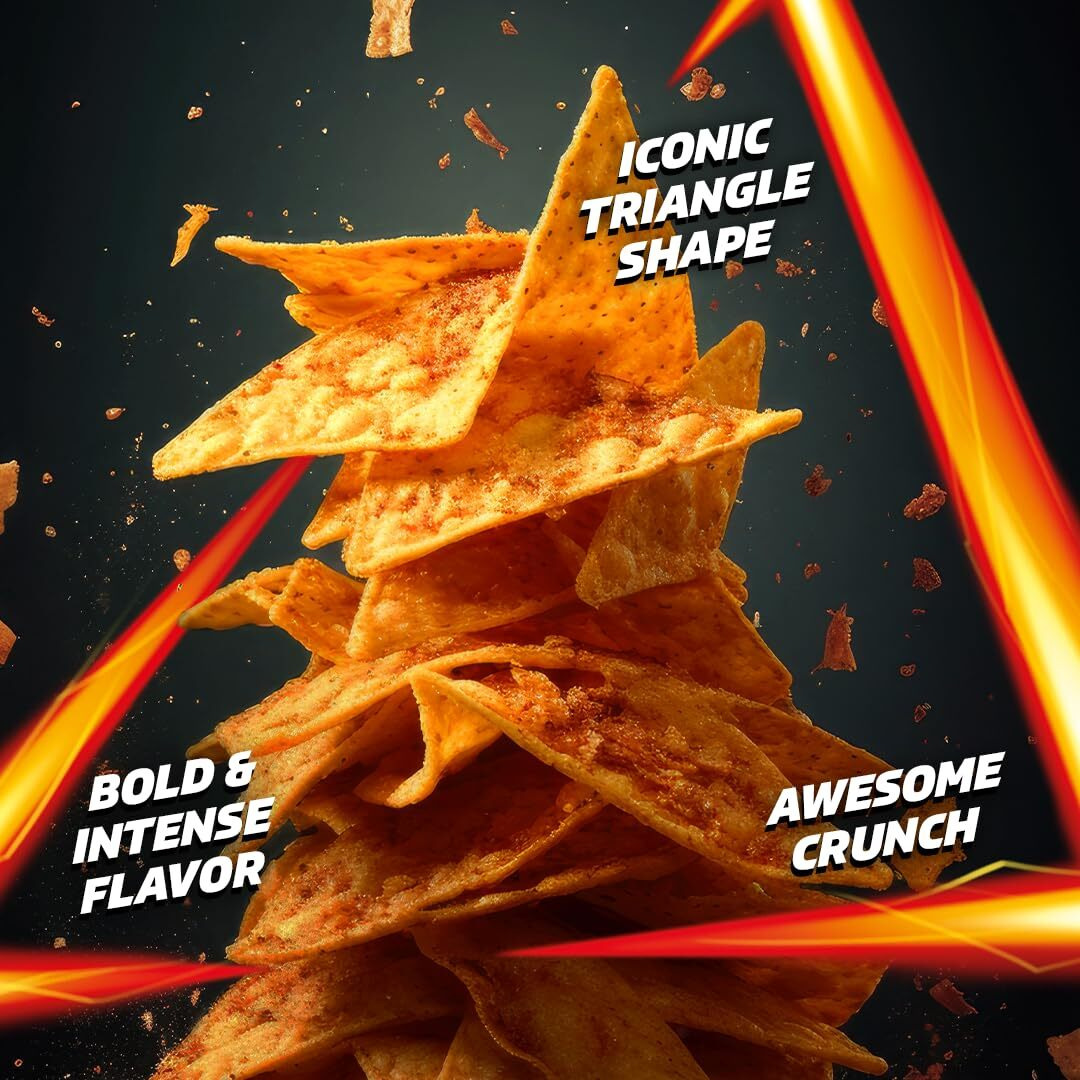 Doritos Frito Lay Nacho Cheese Flavored Tortilla Chips, 7 Oz 198.4 G