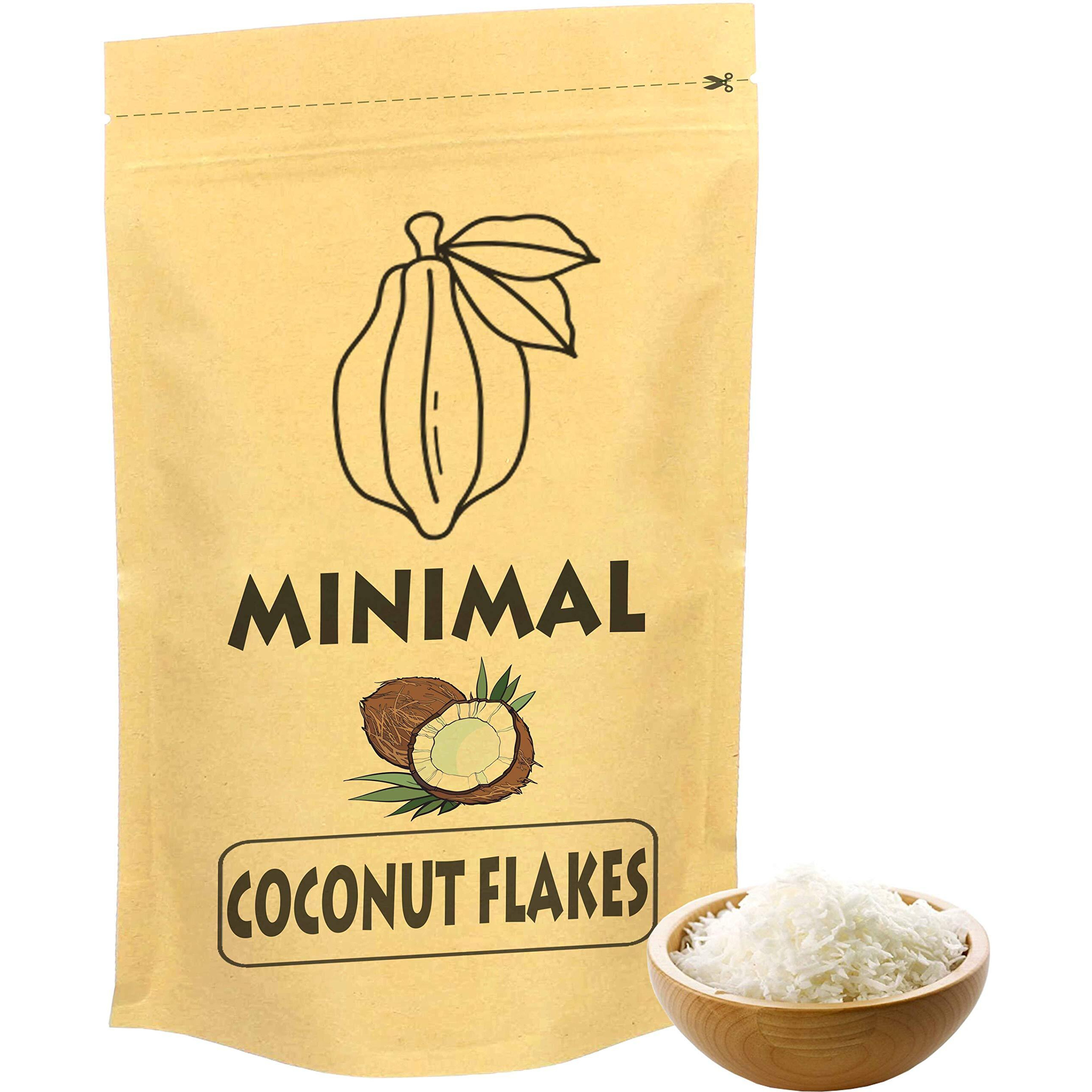 Minimal Dried Blanched Coconut Flakes,1kg