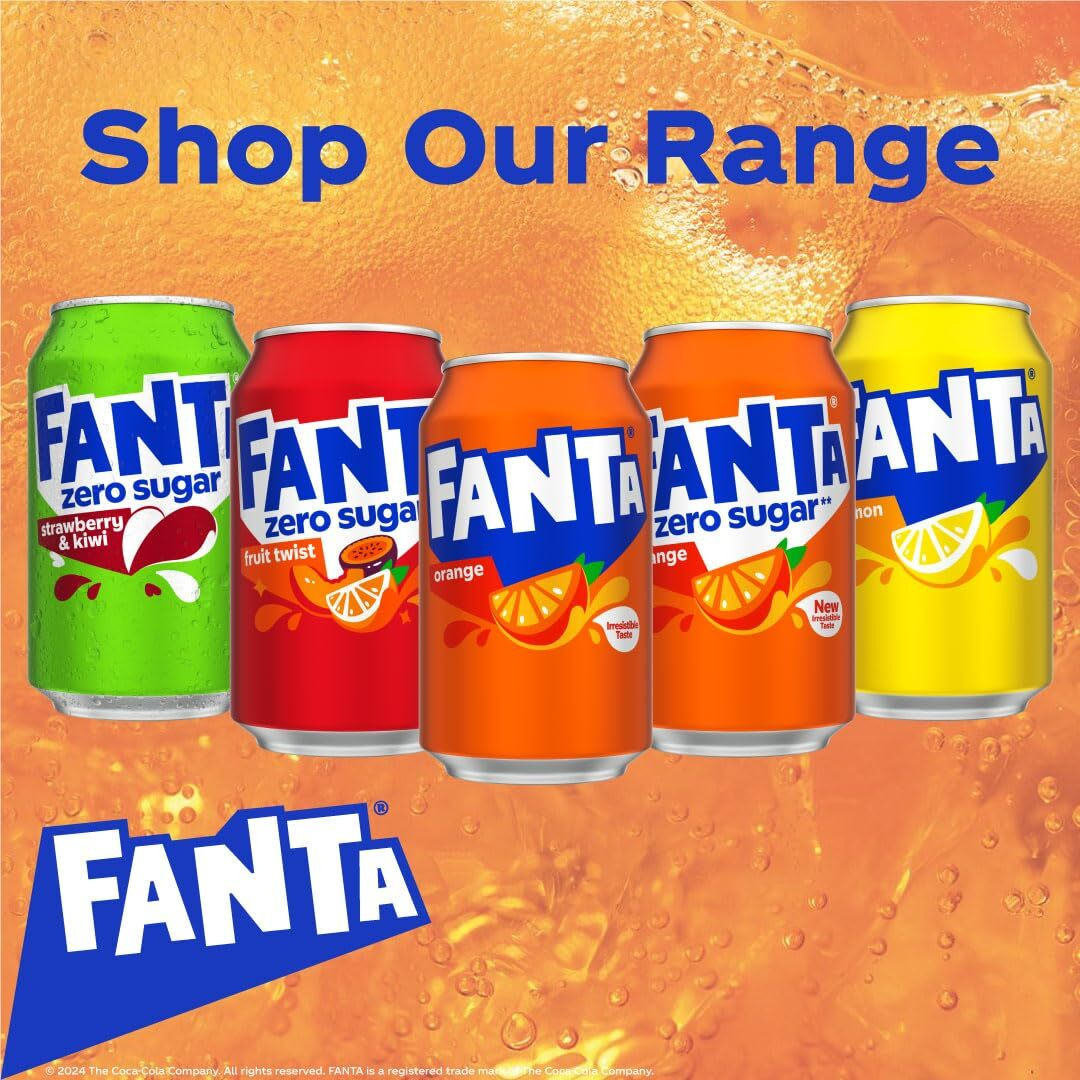 Fanta Orange Zero, 330Ml
