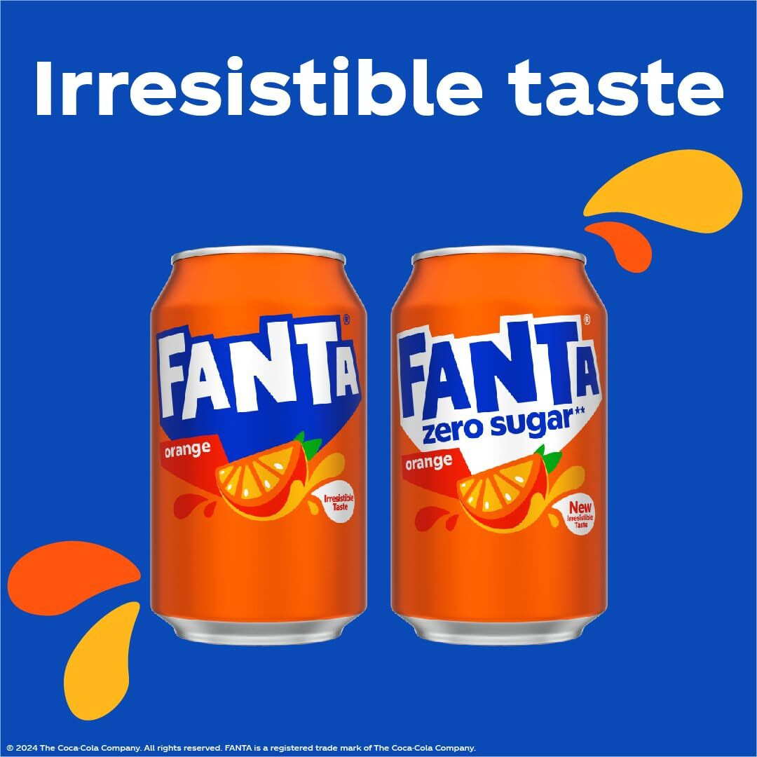 Fanta Orange Zero, 330Ml