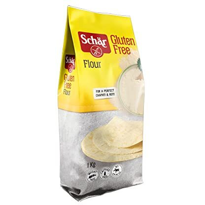 Dr. Schar Schar Gluten Free Flour/Atta | Healthy & Naturally | Mix of Grains Almond Flour, Amaranth Flour, Rice Flour & Chickpea Flour | 1KG