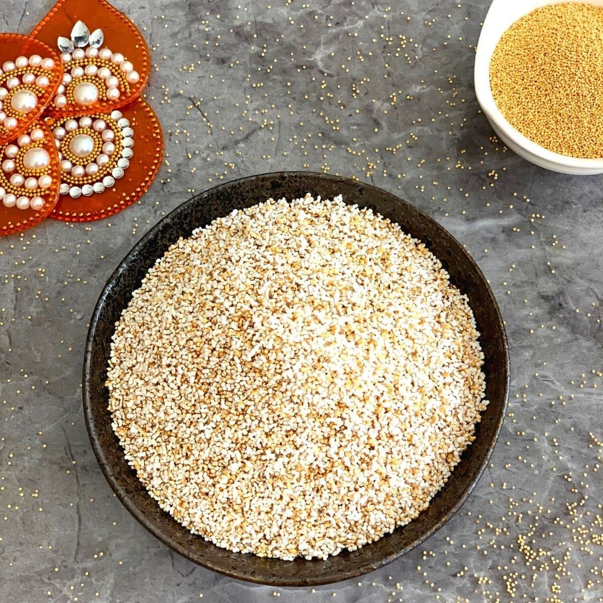 Green Habit Amaranth puff (Rajgira Puff) | Gluten-free |Vegan|Non GMO| (200gm Pack of 2)