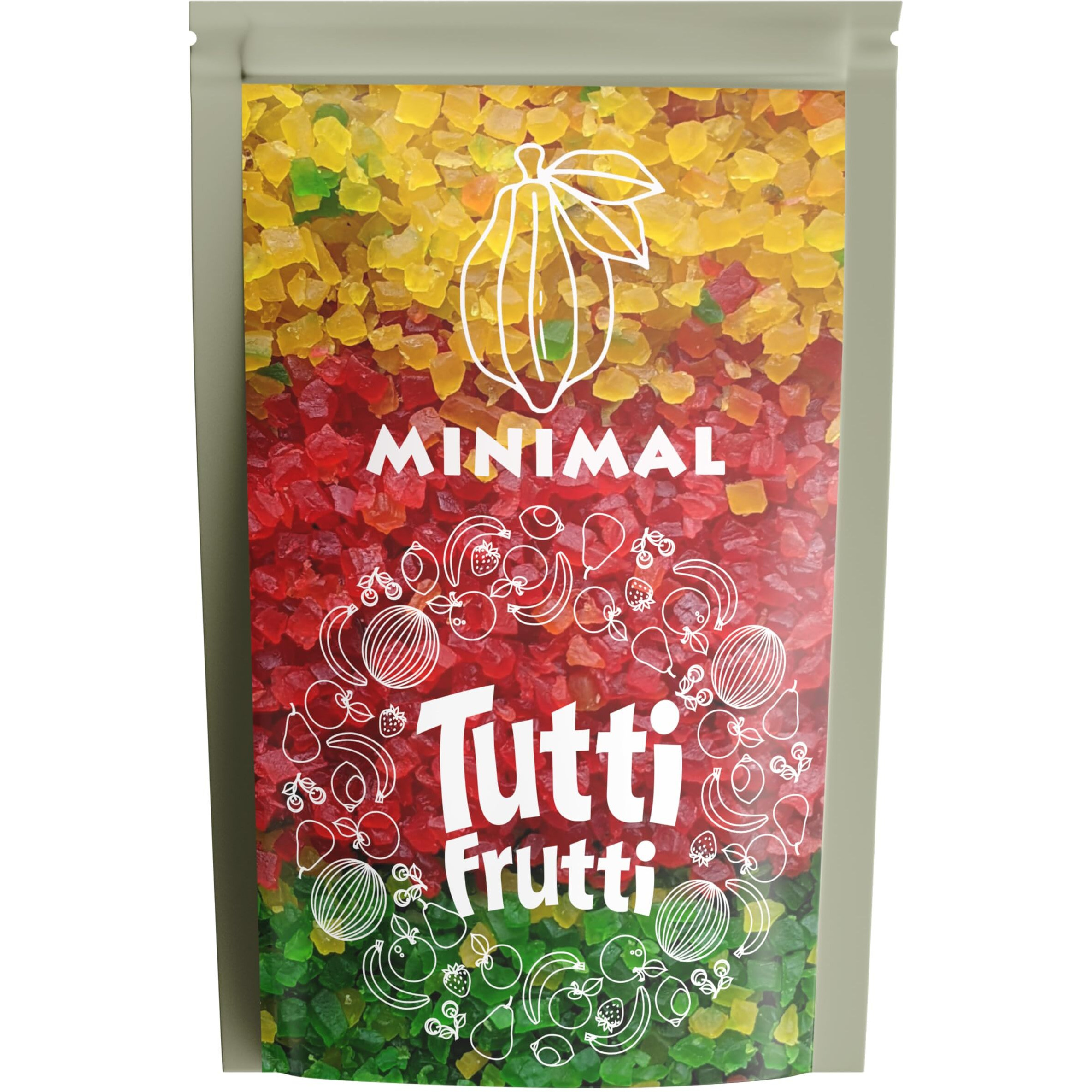 Minimal Tutti Frutti For Cake (Tutti Frutti Cherries),1kg