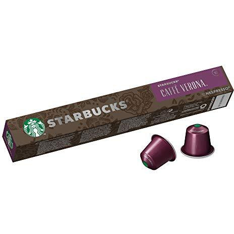 STARBUCKS Caffe Verona By Nespresso, 55 Gram, Box, Disc