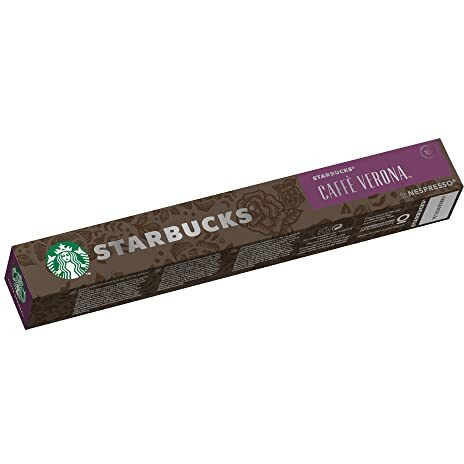 STARBUCKS Caffe Verona By Nespresso, 55 Gram, Box, Disc