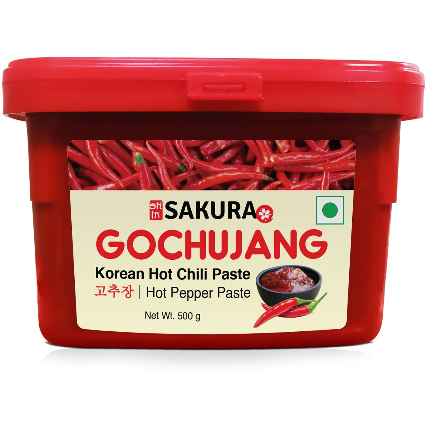 SHINSAKURA Gochujang Korean Hot Chili Paste 500 gram