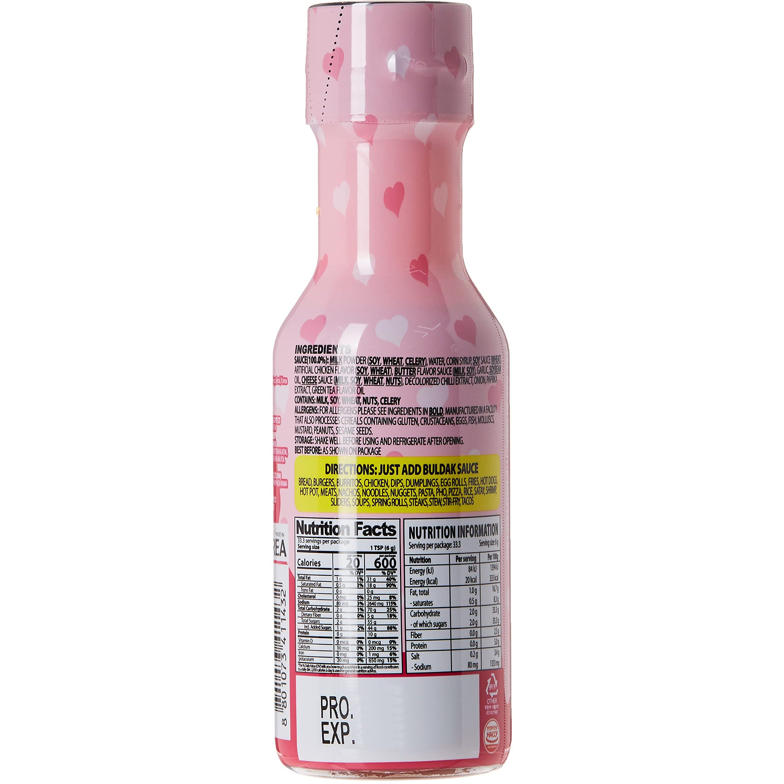 SAMYANG Buldak Carbonara Hot Chicken Flavour Sauce 0.2 Kilograms