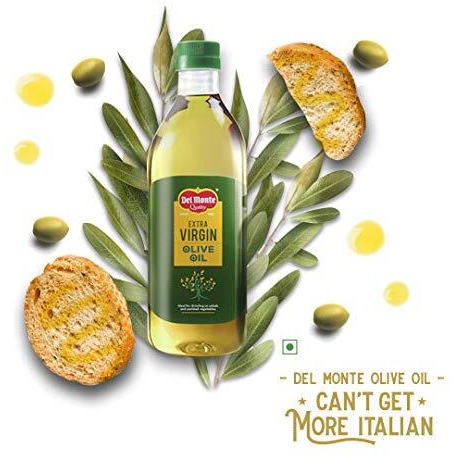 Del Monte Extra Virgin Olive Oil, Cold Extracted, Ideal for drizzling on salads & sauteed vegetables, 250ml