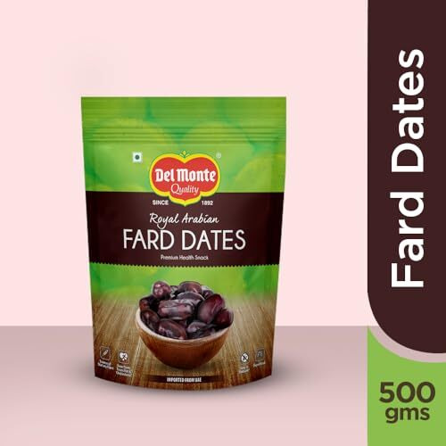 Del Monte Royal Arabian Fard Dates, 500gms, Dried