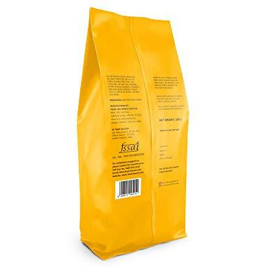 FRESH & HONEST House Blend, Roasted Coffee Beans, 500 g with Medium to Dark Roasting, Full Body & Crema, Bag