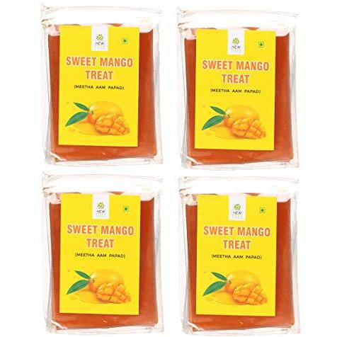 New Tree Meetha Aam Papad Pack Of 4(Total Weight 480Gms), Fresh