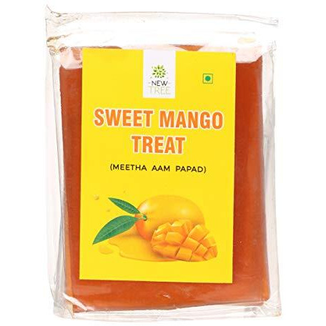 New Tree Meetha Aam Papad Pack Of 4(Total Weight 480Gms), Fresh