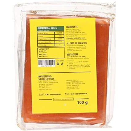 New Tree Meetha Aam Papad Pack Of 4(Total Weight 480Gms), Fresh