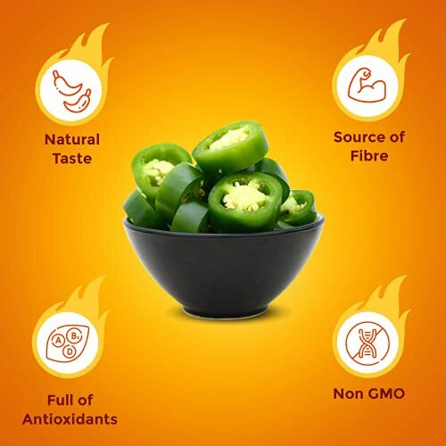 Neo Sliced Jalapenos 350g I Ready-to-Eat, Fibre-Rich l Pickled Jalapenos l Enjoy as topping for Pizza, Pasta, Salads, Burger & Wraps l Non-GMO, 100% Vegan (Pack of 1)