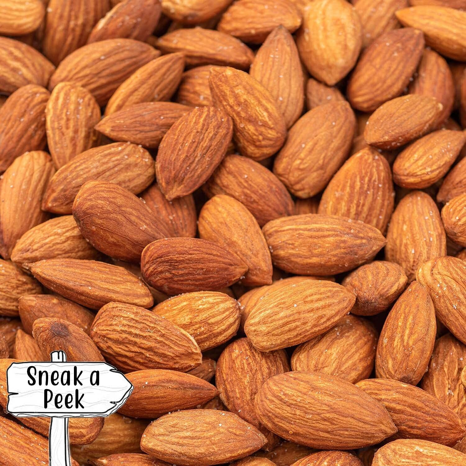 Paper Boat Premium Smoked and Roasted Almonds Himalayan Pink Salt, Healthy Snack - Salted Badam, Reusable Jar 1Kg