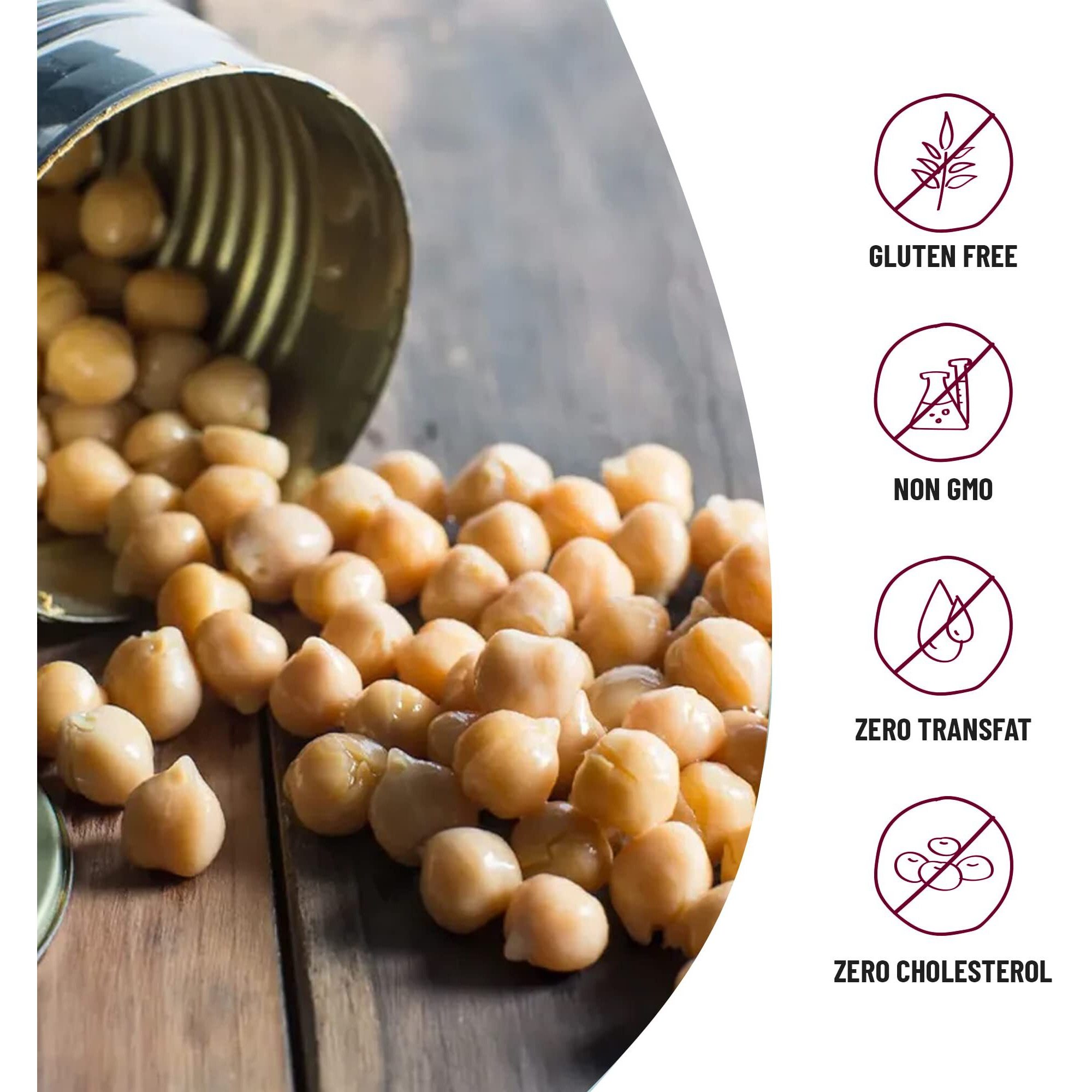 Happilo Premium Super Snack Himalayan Salt & Pepper Chickpeas 110g, Crunchy and Delicious, Super Healthy