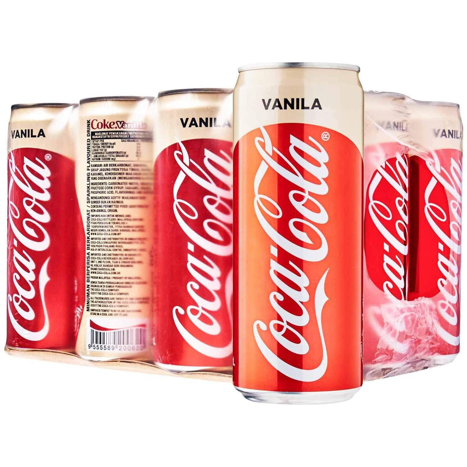 Coca-Cola Chefsneed Vanilla Flavour - 320Ml (Pack Of 24 Cans X 320Ml), Vegetarian