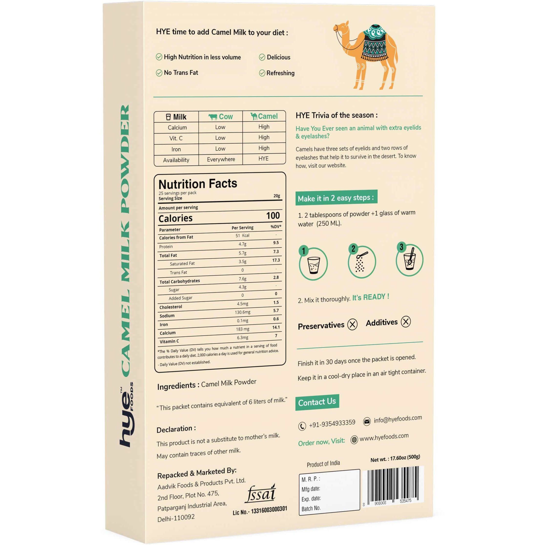 HYE FOODS Camel Milk Powder 500g