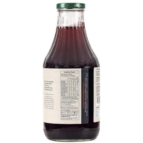Urban Platter Canadian Cranberry Juice, 1 Litre (Unsweetened, No Added Sugar, 100% Natural Cranberry Juice, Good for UTI Health, Perfect for Cocktails and Mocktails)