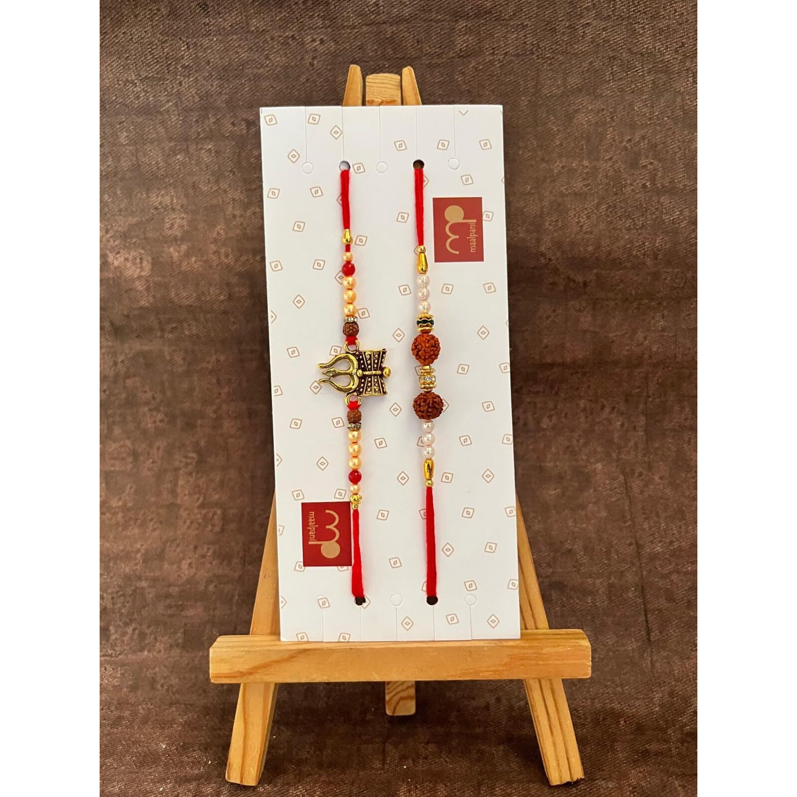 Maalpani Rakhi With Dryfruits For Rakshabandhan Gift Hamper | Almond - Cashew - Raisin - Pista Dry Fruits And Rakhi Box For Brother | Mix Dry Fruit Rakhi Combo Pack |D230RWD