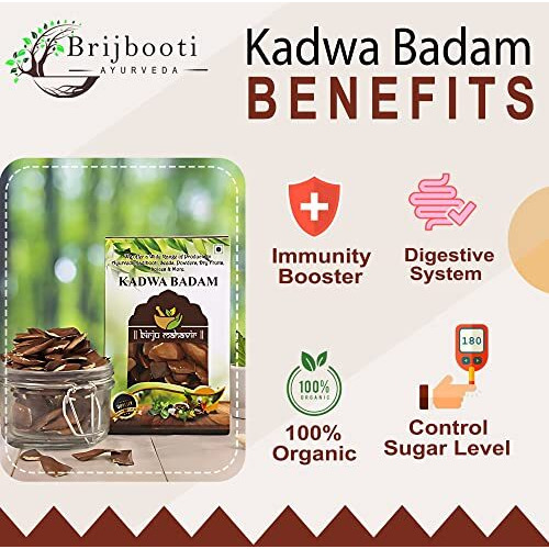 Birju Mahavir Kadwa Badam - Bitter Almonds 400 Gr