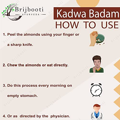 Birju Mahavir Kadwa Badam - Bitter Almonds 400 Gr