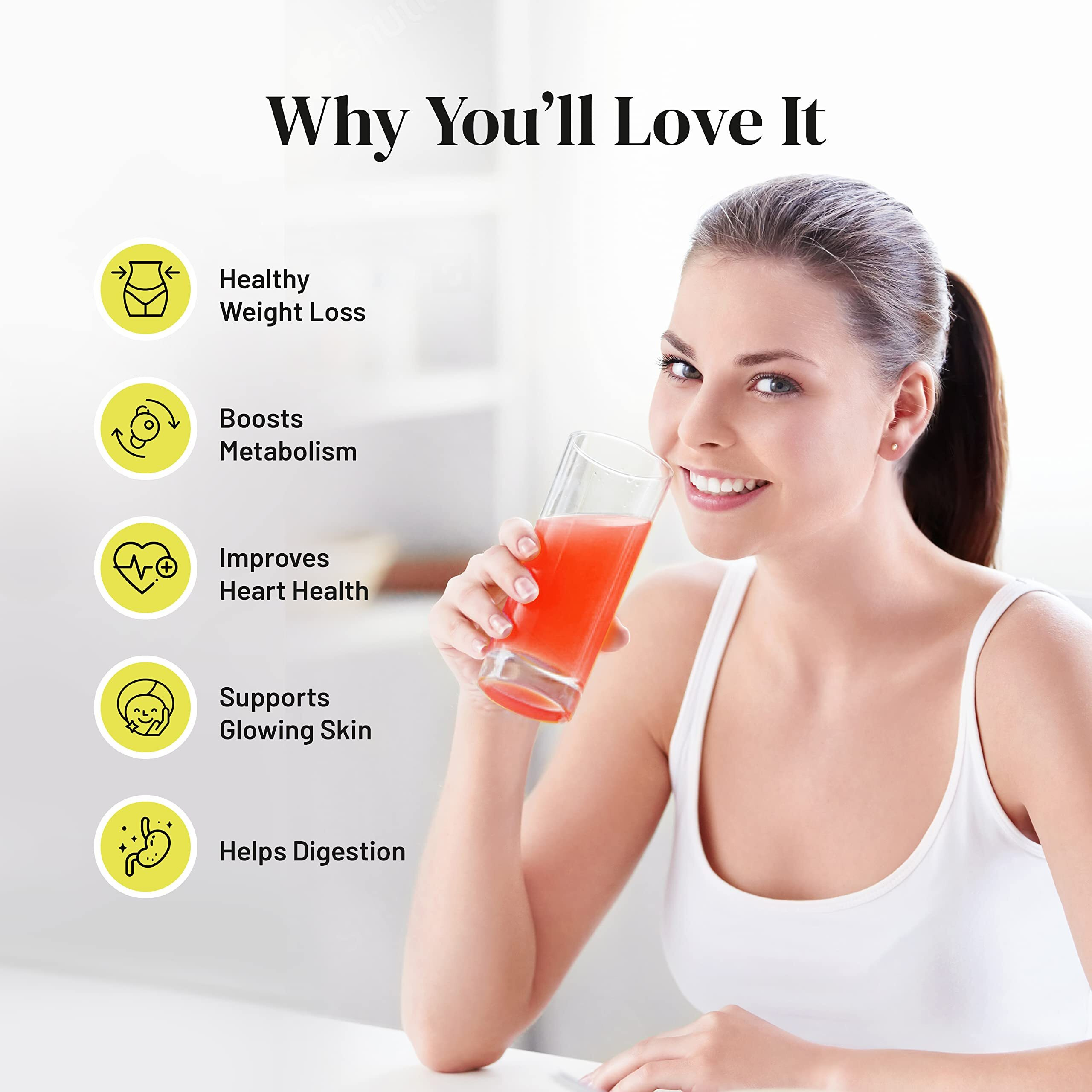 Wellbeing Nutrition Apple Cider Vinegar (ACV) for Weight Loss with Mother & Garcinia Cambogia, Pomegranate | Weight Management, Gut Health, Supports Digestion, Boosts Metabolism 17 Effervescent Tabs