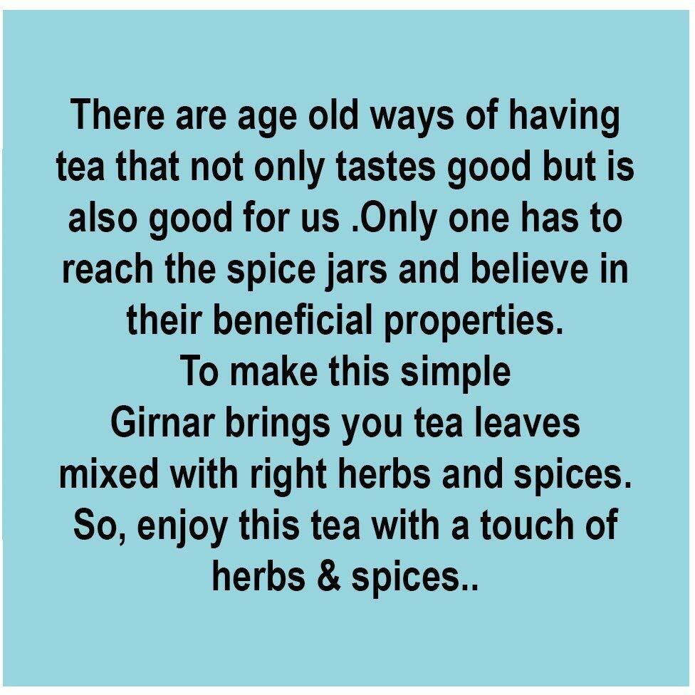 Girnar Detox Desi Kahwa Tea Bagset Of 36 - (Pack Of 6) - Green, 0.44 Pounds