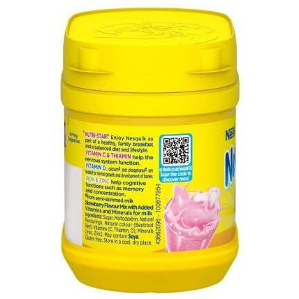 Nestle Nesquik Strawberry Flavour Milkshake Mix, 300 g, 4 Pack