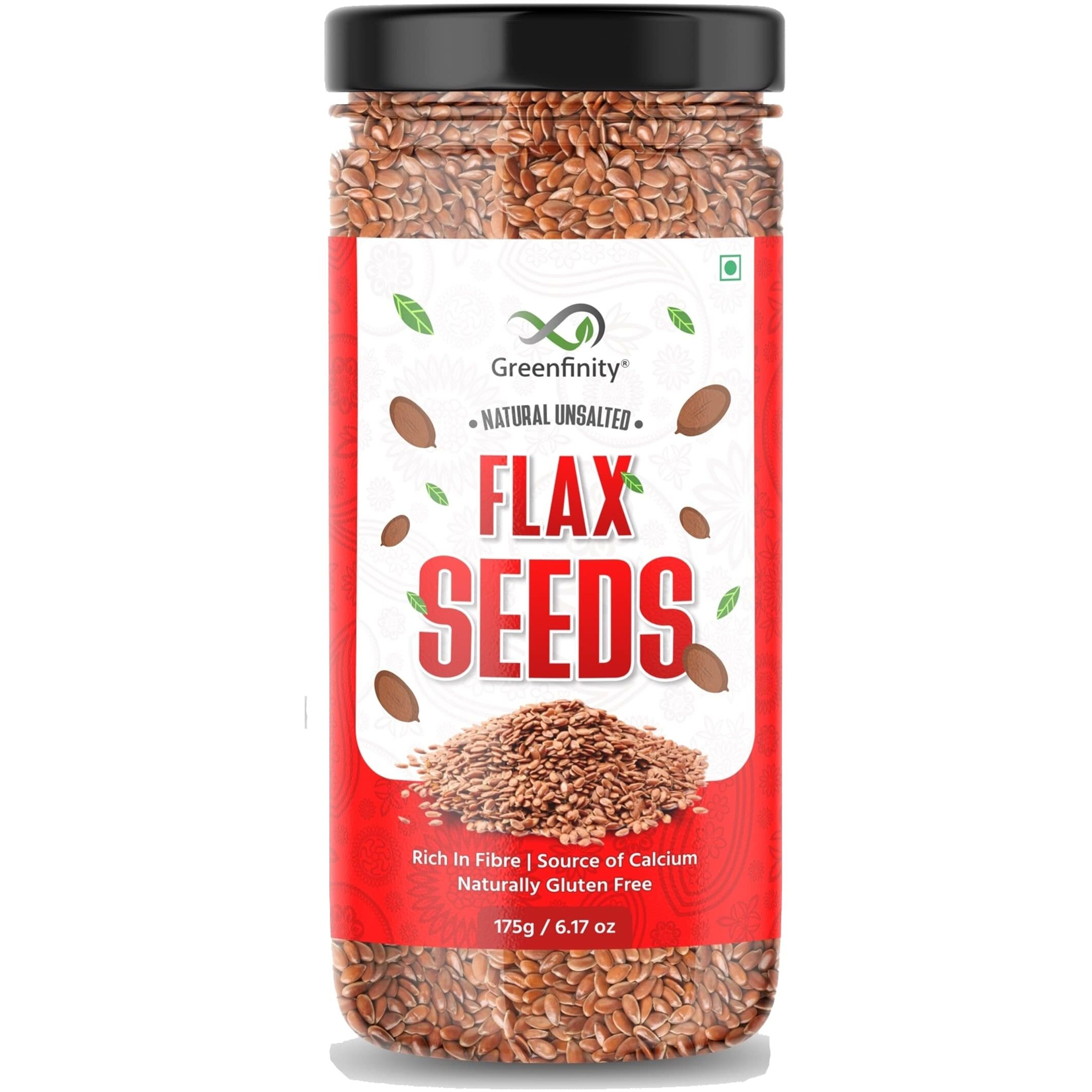 GreenFinity Raw Pumpkin - 150g, Sunflower -150g, Flax - 175g, Chia Seeds - 175g | Immunity Combo | All Premium.
