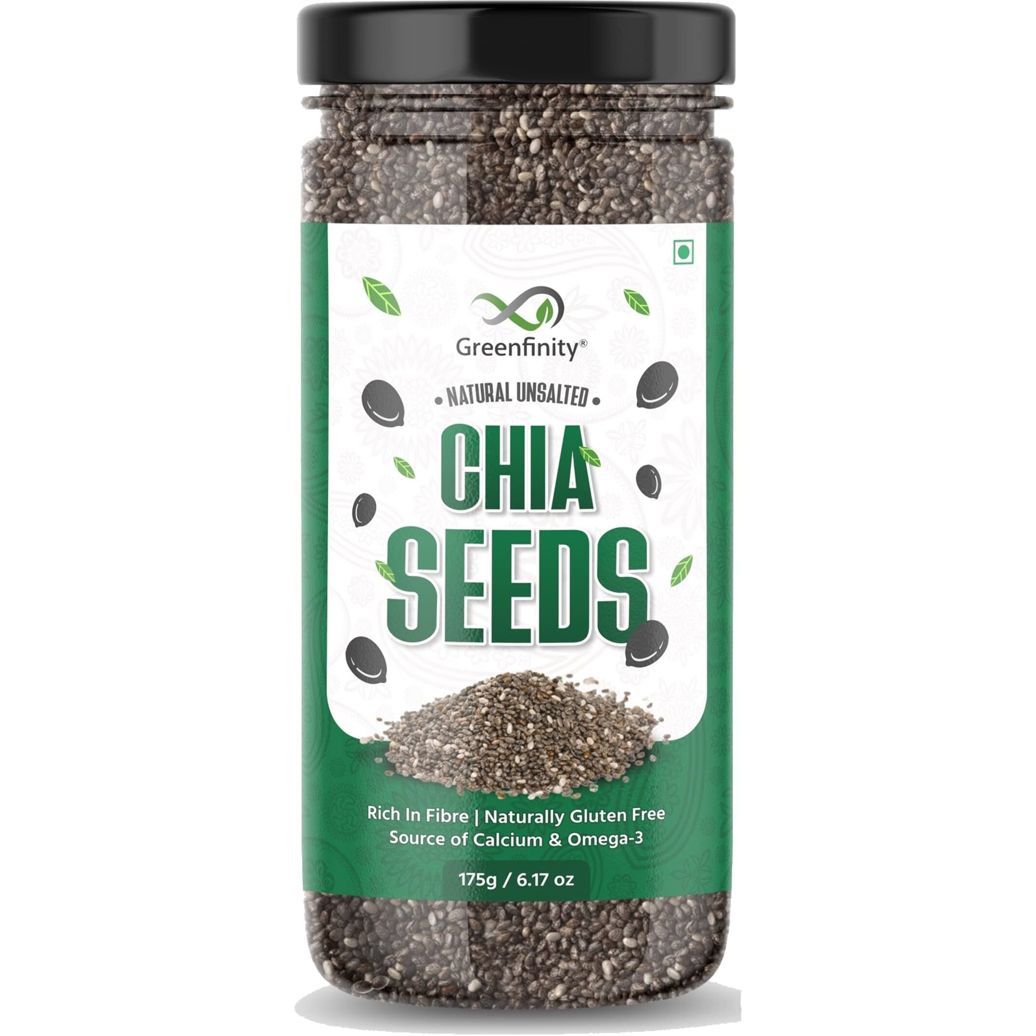 GreenFinity Raw Pumpkin - 150g, Sunflower -150g, Flax - 175g, Chia Seeds - 175g | Immunity Combo | All Premium.