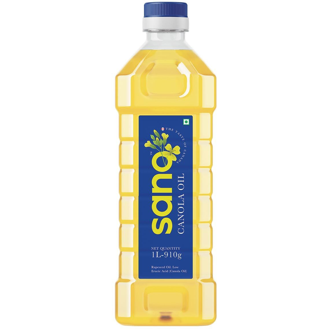 Sano Canola Oil - Healthy Cooking Oil for Daily Use | Recommended by Experts for All Types of Cuisines | Lowest in Saturated Fat | 1+1 Litre Bottle (Pack of 2)