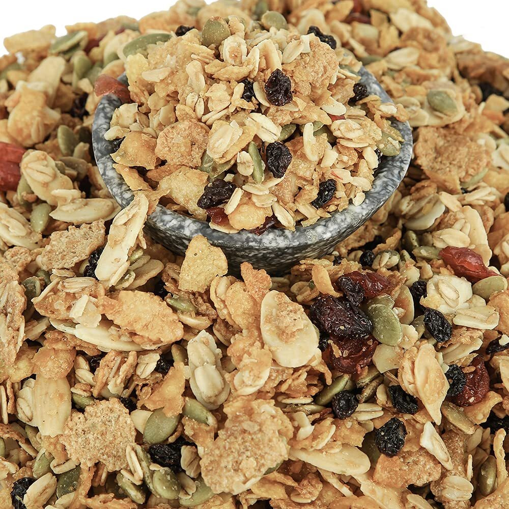 NUTMART Premium Fruit And Nut Muesli For Eating | 500 Grams| Morning Breakfast| Superfood| Powerfull Breakfast| - No Added Flavor