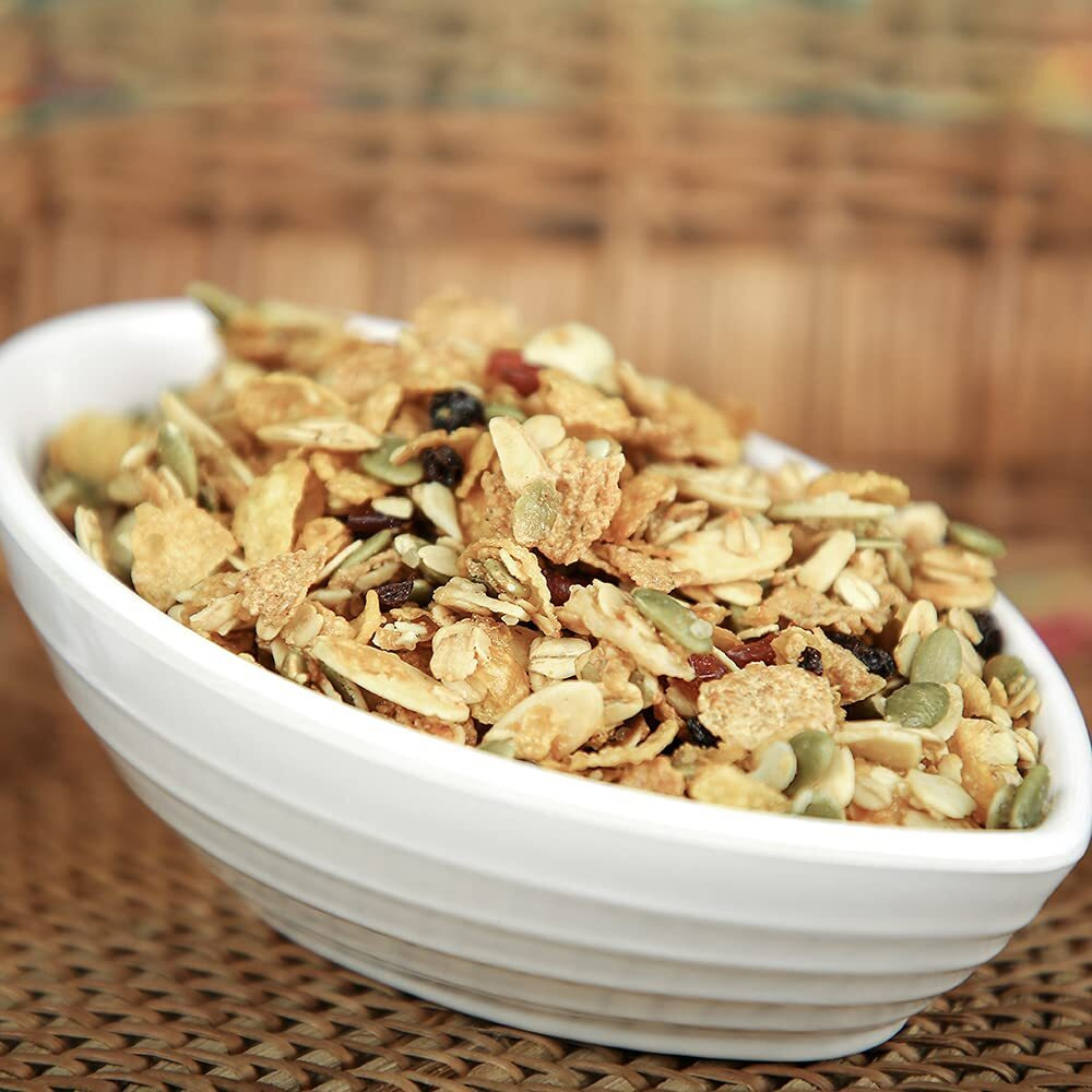 NUTMART Premium Fruit And Nut Muesli For Eating | 500 Grams| Morning Breakfast| Superfood| Powerfull Breakfast| - No Added Flavor
