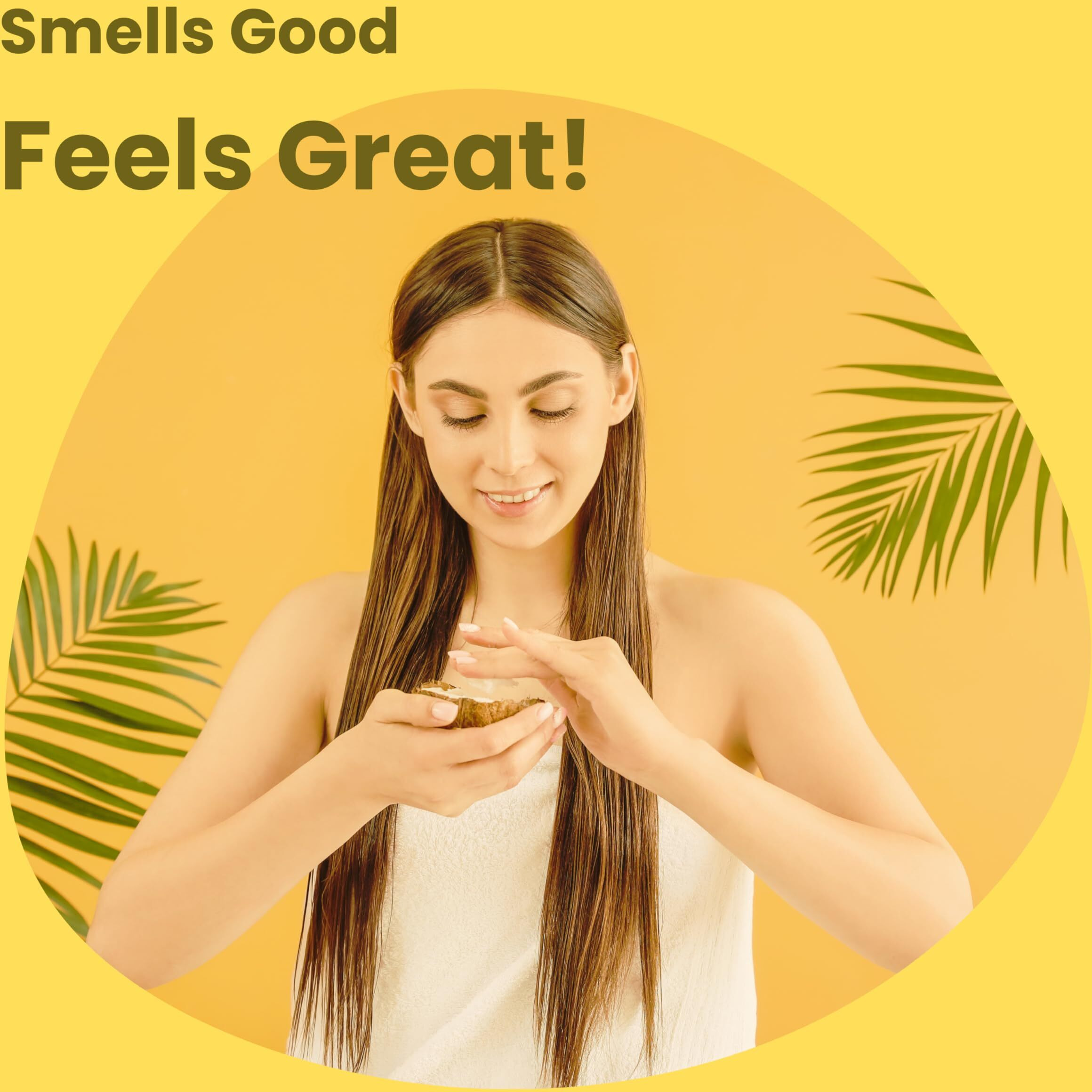 Village Company Extra Virgin Cold Pressed Coconut Oil 1 Ltr Pack of 2 | Hair Skin Cooking Baby Massage | Organic Pure Edible Natural | Wood Press Kolhu Kacchi Ghani Chekku | Chemical-Free Glass Bottle
