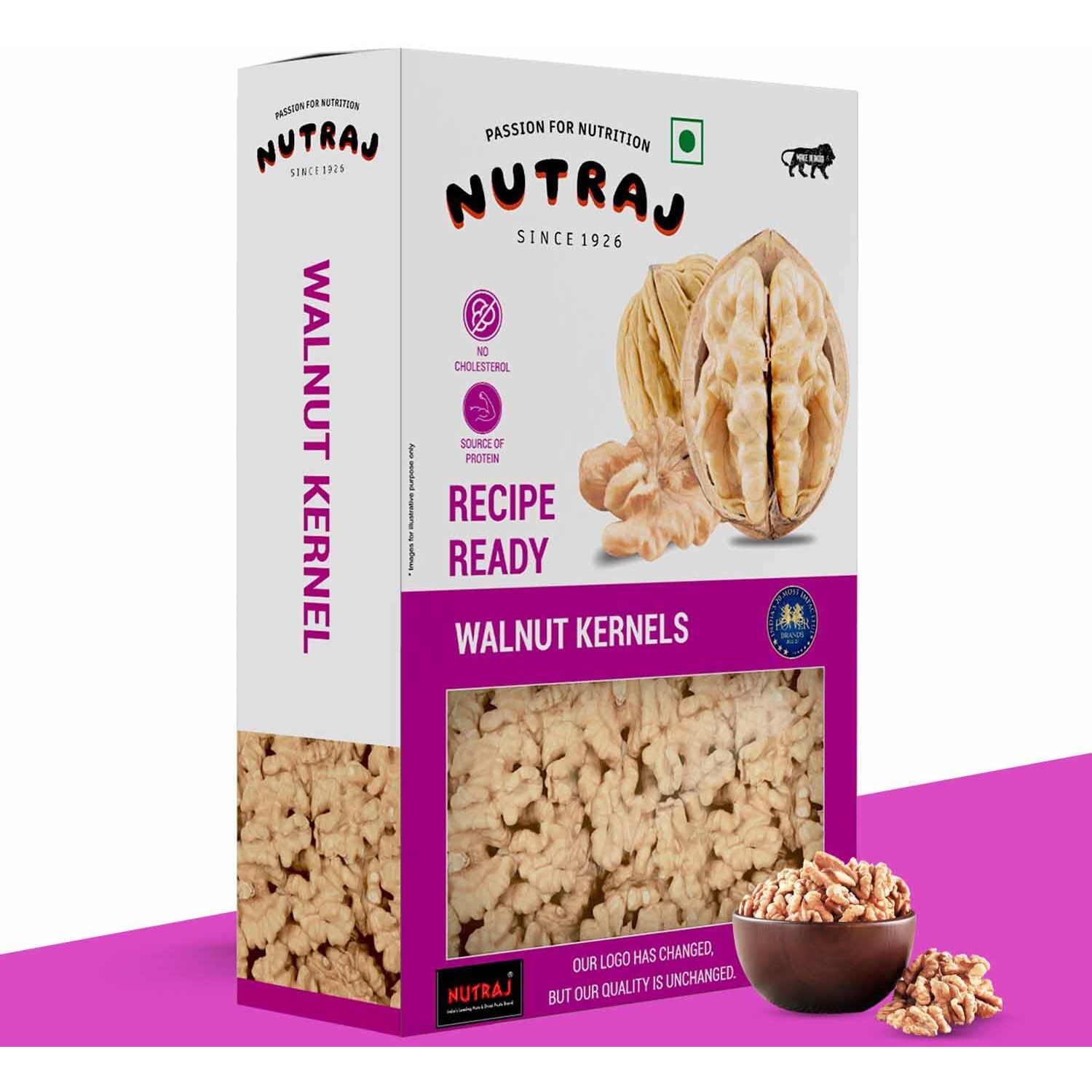 Nutraj Recipe Ready Walnut Kernels 500G,Broken Walnuts,For Baking & Cooking,Tukra Walnut Giri,,Delicious & Crunchy Walnut Giri,High In Anti Oxidants,Rich In Omega-3 Fatty Acids