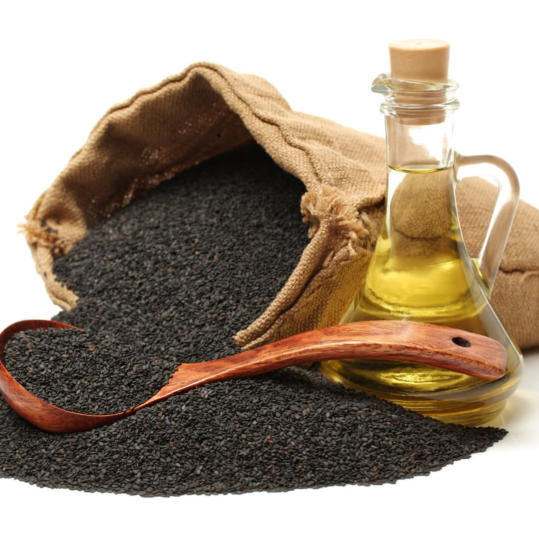 Village-Organica Cold pressed Sesame Oil | Black Sesame Oil | Til ka Tel | Gingelly Oil | For cooking, Massage & Pooja | Unrefined & Unadulterated | 250ml |
