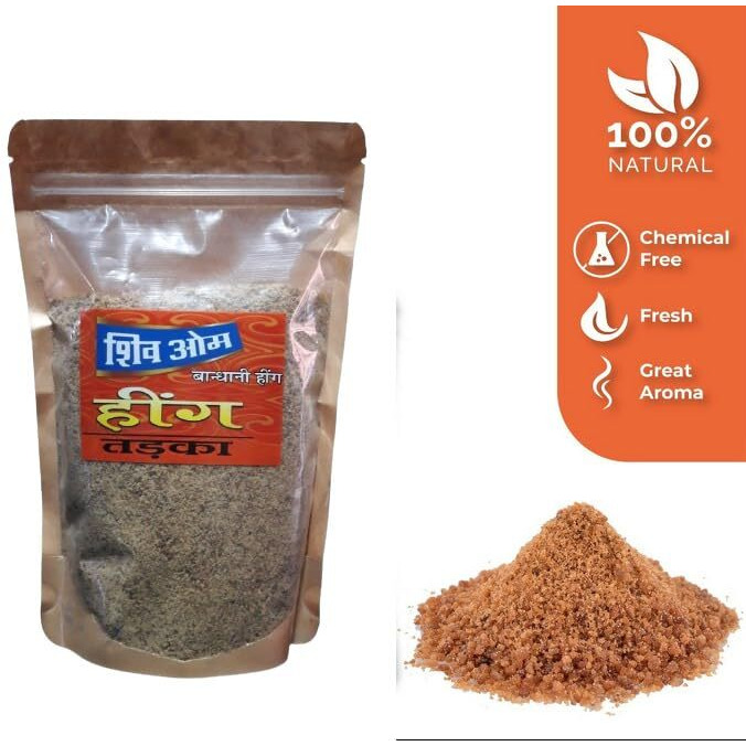 SHIVOM Brand Wholesalepack - Hing Powder | Asafoetida | Restuarants, Hotels, Caterers, Dabbas, Hostels | Chefs Choice Edition Pack | (100 Gram)