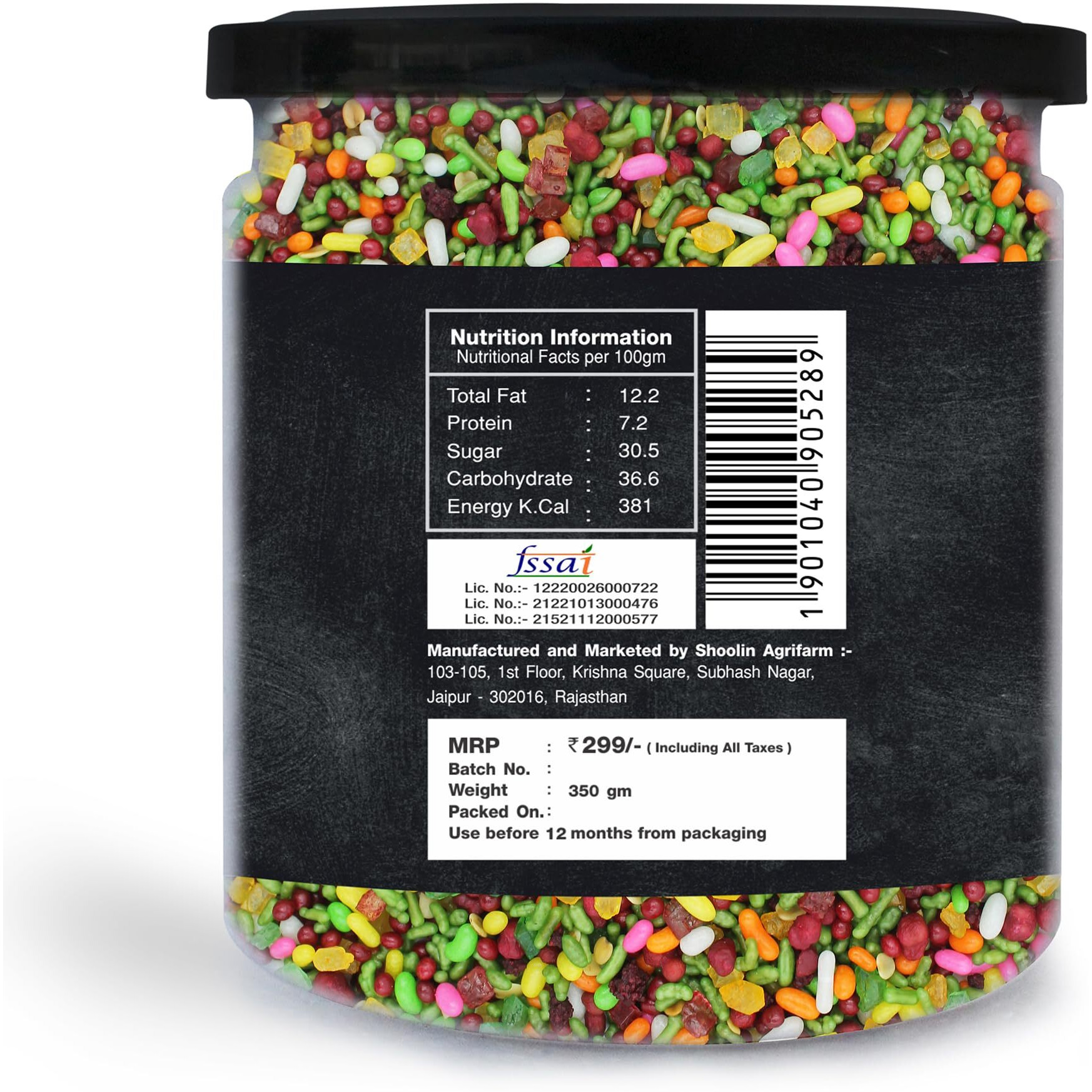 Tummy Pops | Mumbai Saunf Mix - 350gm Jar | After Meal Digestives Mukhwas Mouth Fresheners, Handmade & Sun-Dried Sweet Saunf Mouth Fresheners | Fennel Seeds Saunf Mukhwas