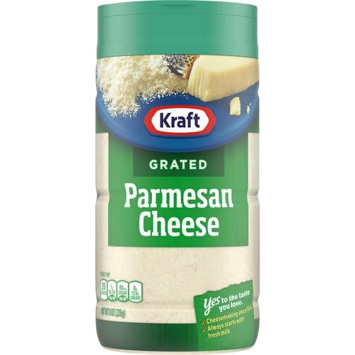 Kelloggs Kraft Parmesan Grated Cheese, 8 oz