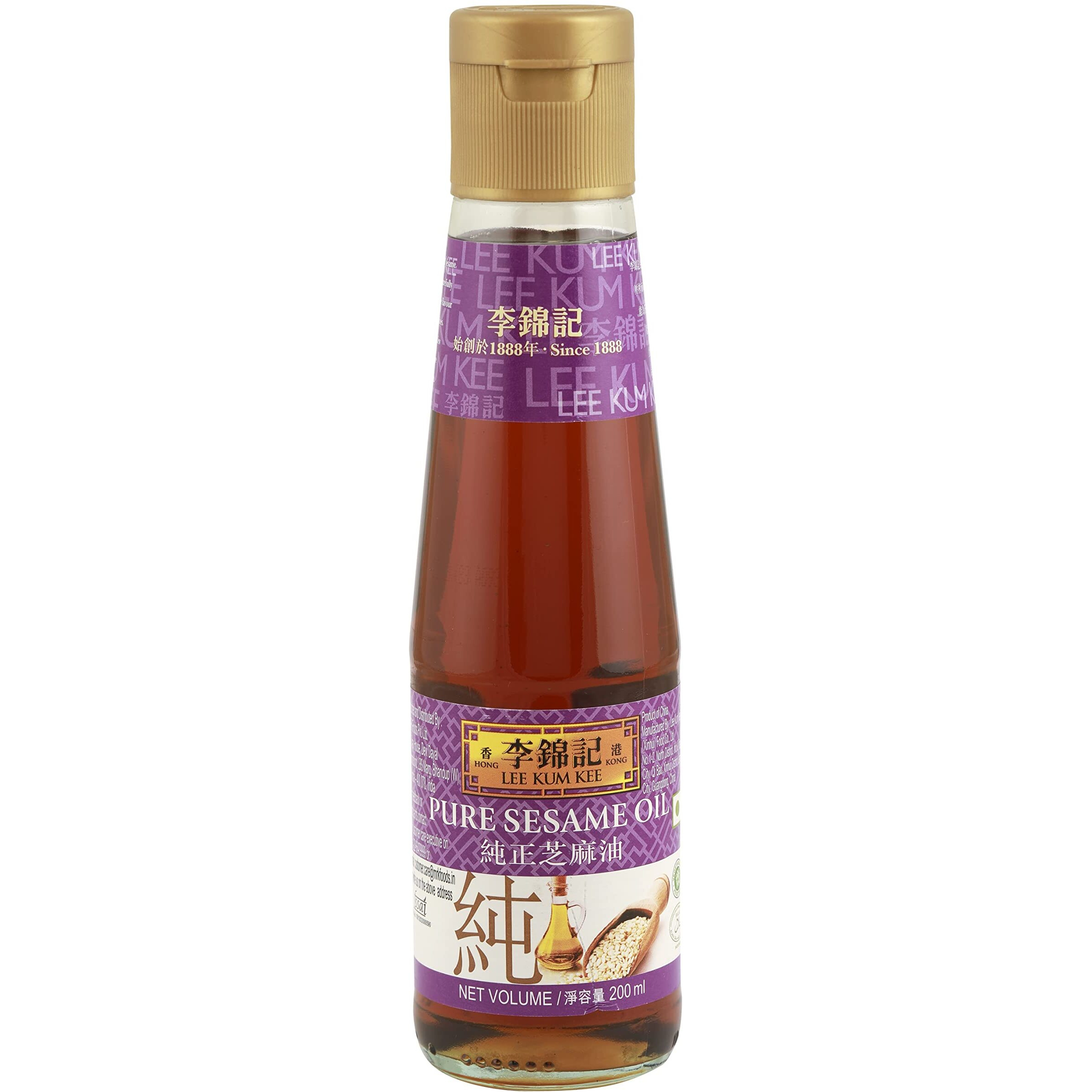 Lee Kum Kee Pure Sesame Oil, 6.76 fl oz  200 ml