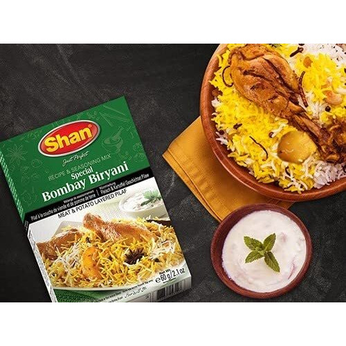Shan Special Bombay Biryani Masala, 2.12 oz  60 g, 6 Pack