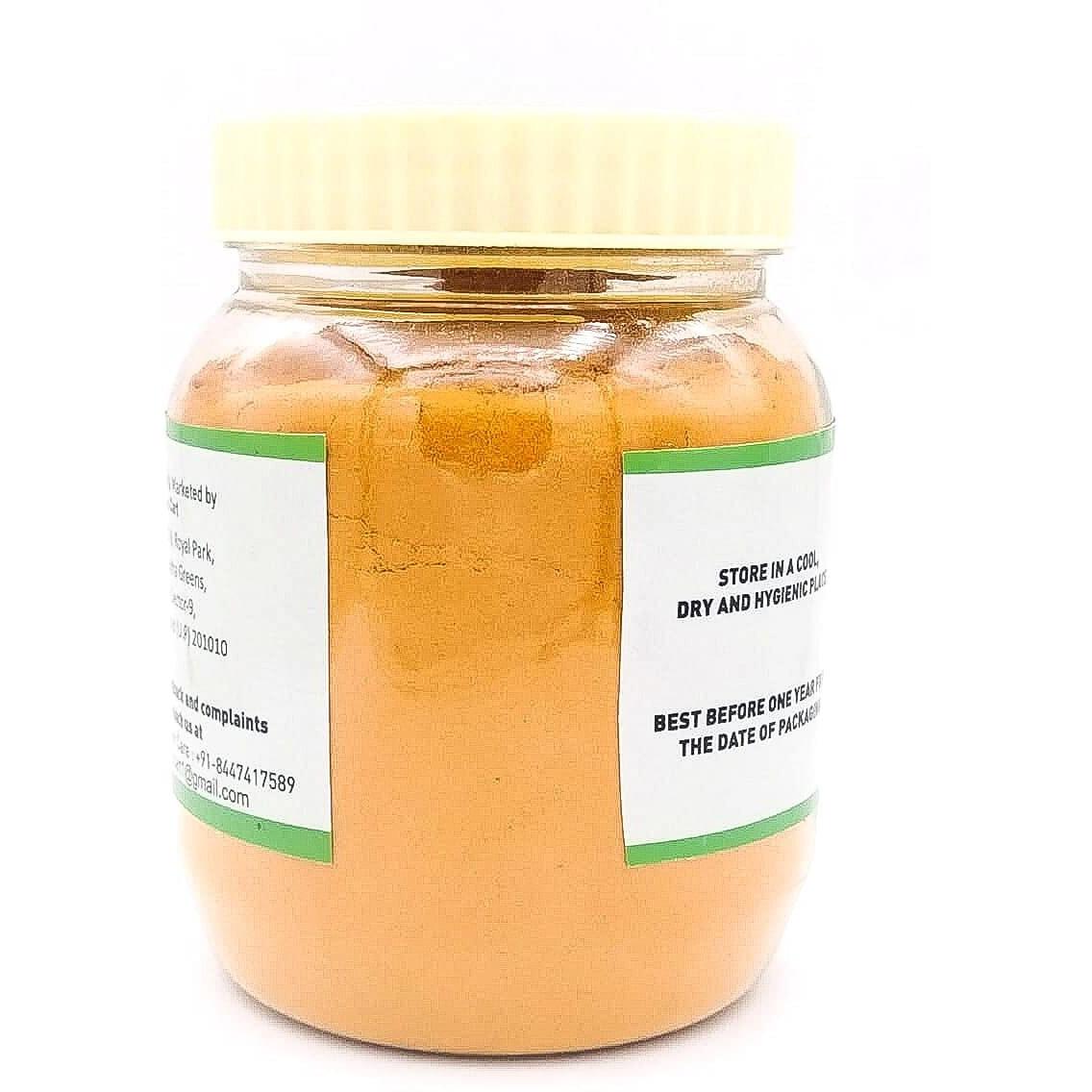 ORGANIC CART Natural Lakadong Turmeric Powder Haldi Powder fom the Hills of Meghalaya 7.5% - 9% Curcumin Content - Unprocessed - Immunity Booster (250 Grams)
