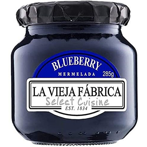 La Vieja Fabrica Blueberry Mermelada Jam Bottle, 570 g
