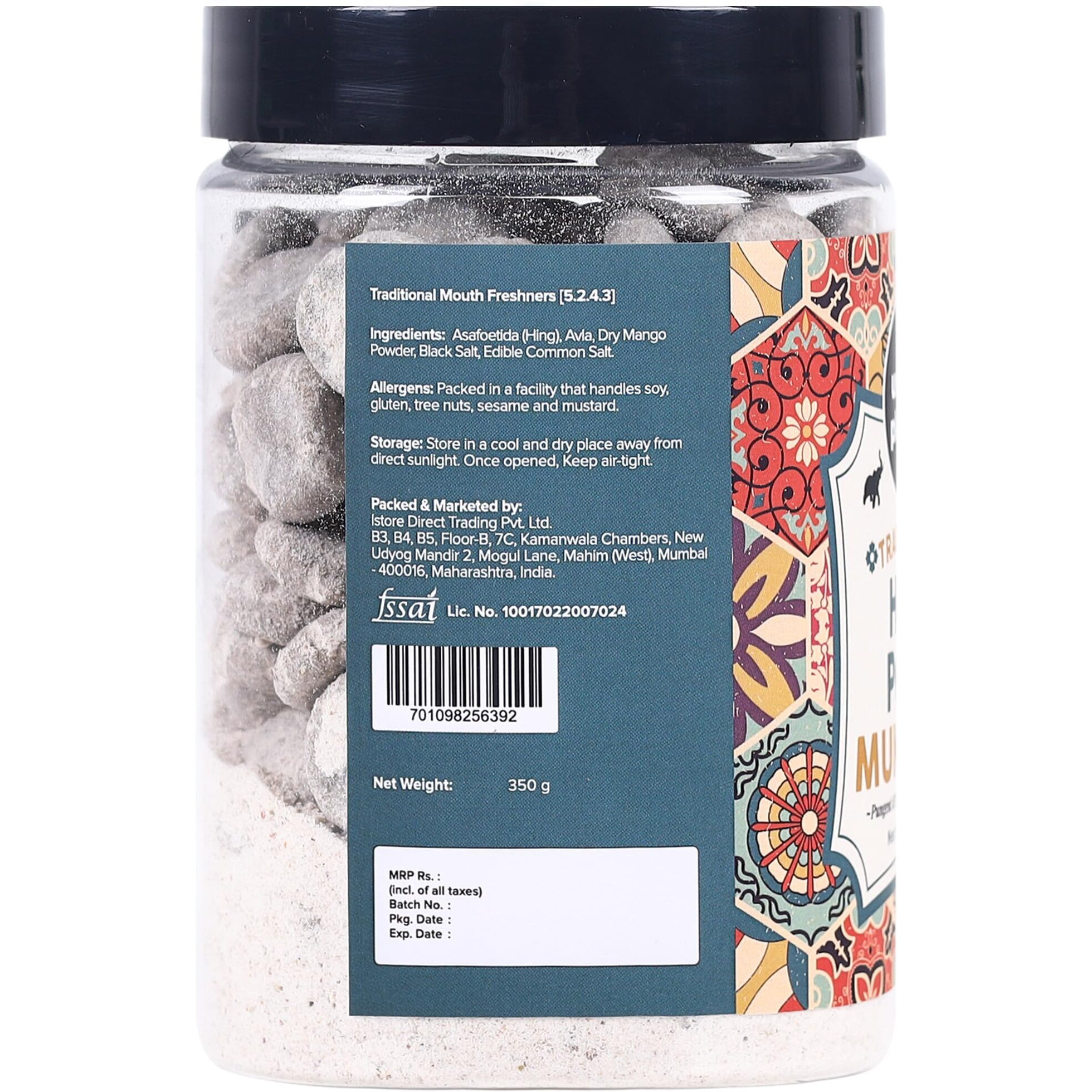 Urban Platter Hing Peda Mukhwas, 350g / 12.3oz [ Mouth Freshener, Digestive, After-Meal Snack]