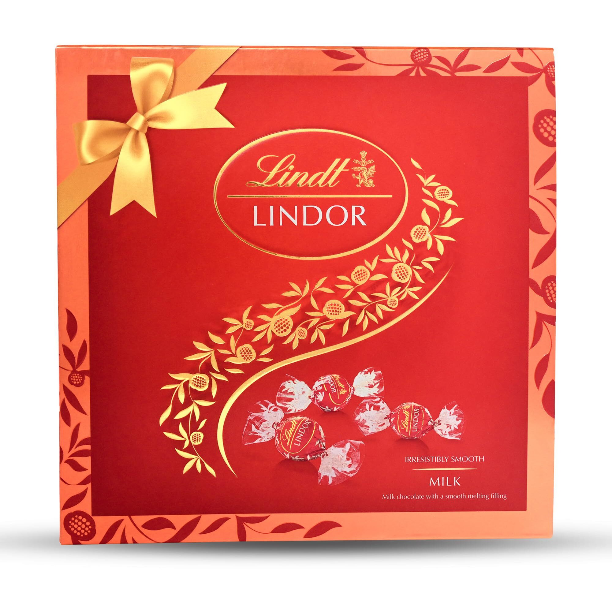 Lindt Lindor Milk Cornet Chocolate Festive Gift Pack -100gm (8 Cornet Balls)