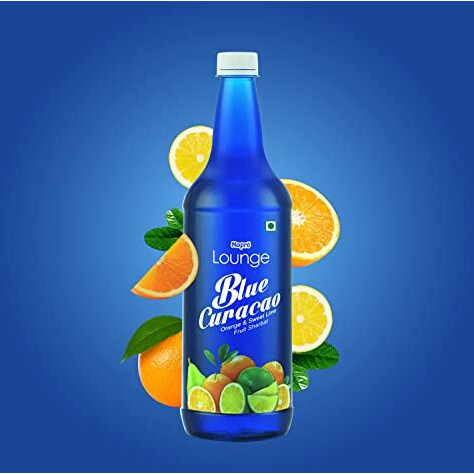 Mapro Lounge Blue Curacao Orange and sweet Lime Fruit sharbat, 1L