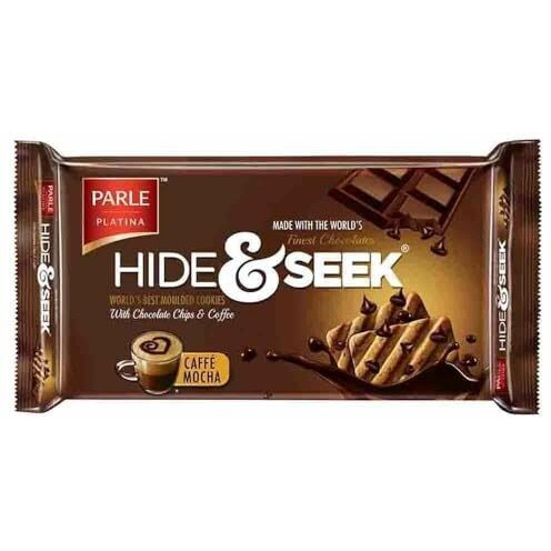 Parle Platina Hide & Seek Caffe Mocha Chocolate Cookies, 308g
