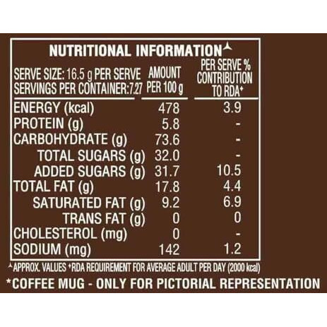 Parle Platina Hide & Seek Caffe Mocha Chocolate Cookies, 308g